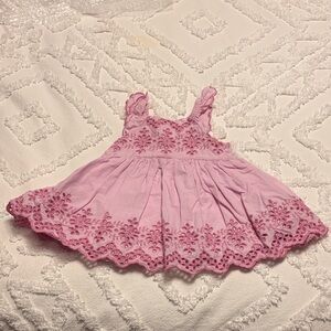 Baby Gap Pink Eyelet Dress